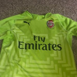 Fly Emirates Goalkeeper Soccer Jersey